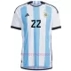 Argentinien L. MARTINEZ 22 Heimtrikot WM 2022 für Herren