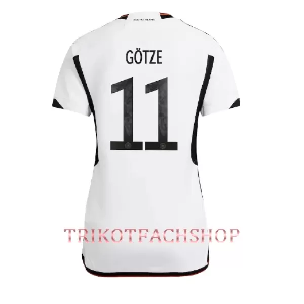 Deutschland Mario Gotze 11 Heimtrikot WM 2022 für Damen