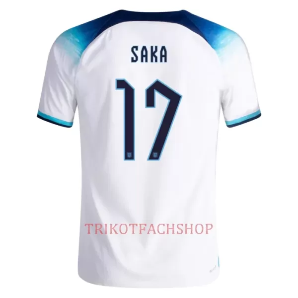 England Bukayo Saka 17 Heimtrikot WM 2022 für Herren