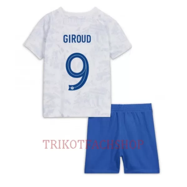 Frankreich Olivier Giroud 9 Auswärtstrikot WM 2022 für Kinder