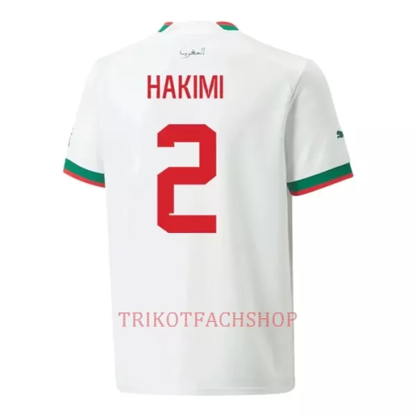 Marokko Achraf Hakimi 2 Auswärtstrikot WM 2022 für Herren