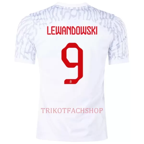 Polen Robert Lewandowski 9 Heimtrikot WM 2022 für Herren