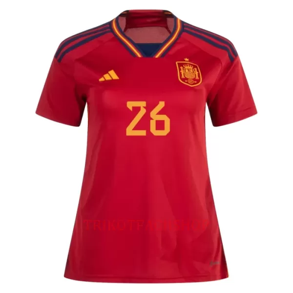 Spanien PEDRI 26 Heimtrikot WM 2022 für Damen