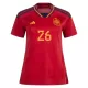 Spanien PEDRI 26 Heimtrikot WM 2022 für Damen