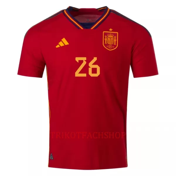 Spanien PEDRI 26 Heimtrikot WM 2022 für Herren