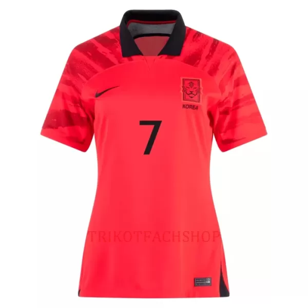 Südkorea Heung-min Son 7 Heimtrikot WM 2022 für Damen