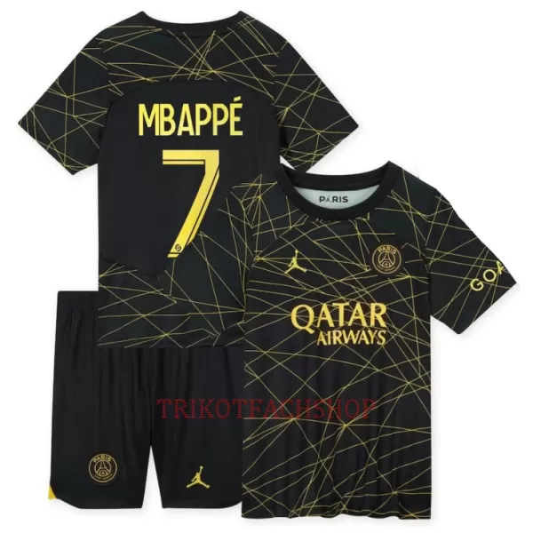 Paris Saint-Germain Kylian Mbappé 7 4.Trikot 22/23 für Kinder