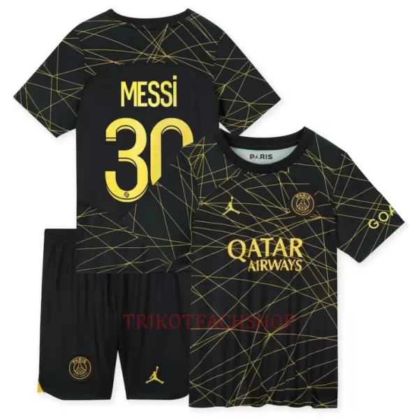 Paris Saint-Germain Lionel Messi 30 4.Trikot 22/23 für Kinder