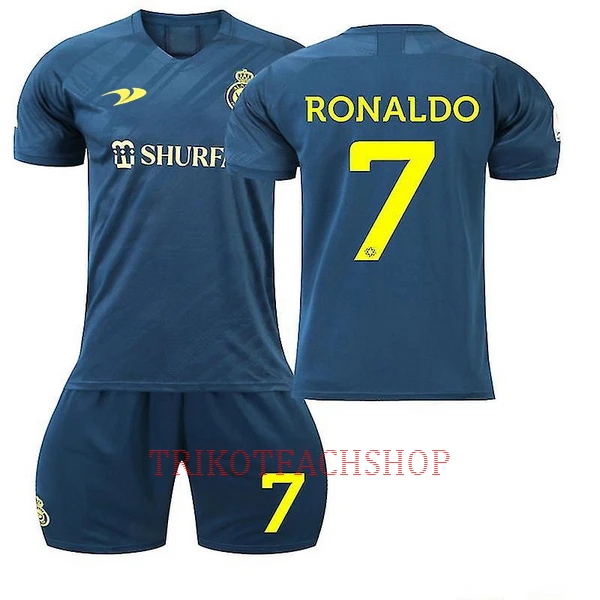 Al-Nassr FC Cristiano Ronaldo 7 Auswärtstrikot 22/23 für Kinder