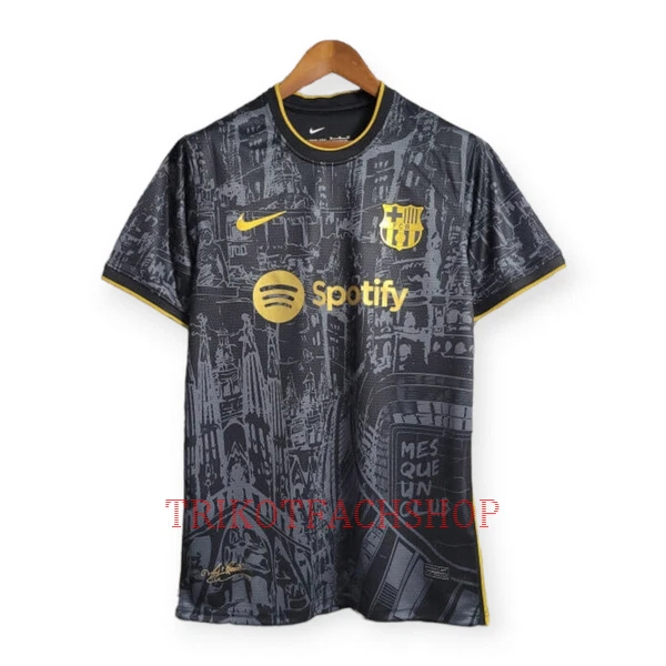 BARCELONA Trikot 23/24 für Herren Schwarz (Speziell)