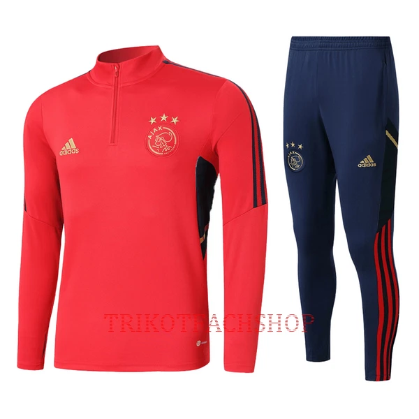 Ajax Amsterdam Trainingspullover-Set 22/23 für Kinder Rot