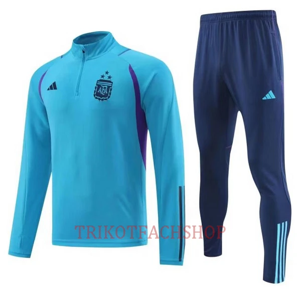 Argentinien 3 Stars Trainingspullover-Set 22/23 für Herren Blau