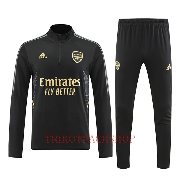 Arsenal Trainingspullover-Set 22/23 für Herren Schwarz