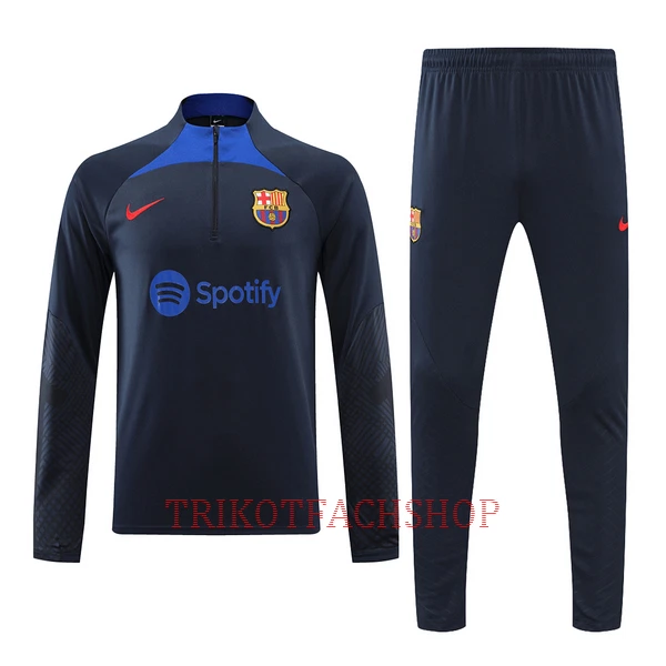 Barcelona Trainingspullover-Set 22/23 für Herren Navy