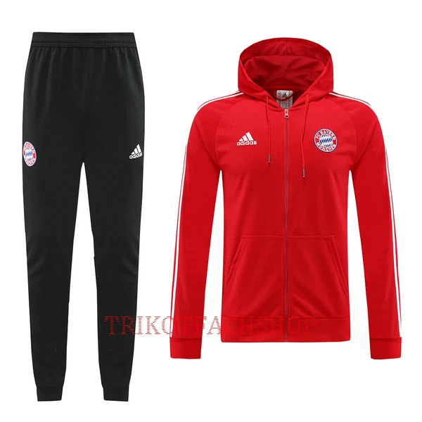 Bayern München Trainingsjacke mit Kapuze 22/23 für Herren Rot