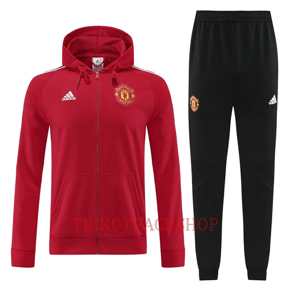 Manchester United Trainingsjacke mit Kapuze 22/23 für Herren Rot