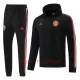 Manchester United Trainingsjacke mit Kapuze 22/23 für Herren Schwarz