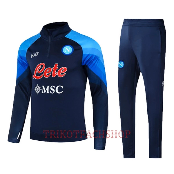 SSC Napoli Trainingspullover-Set 22/23 für Herren Blau