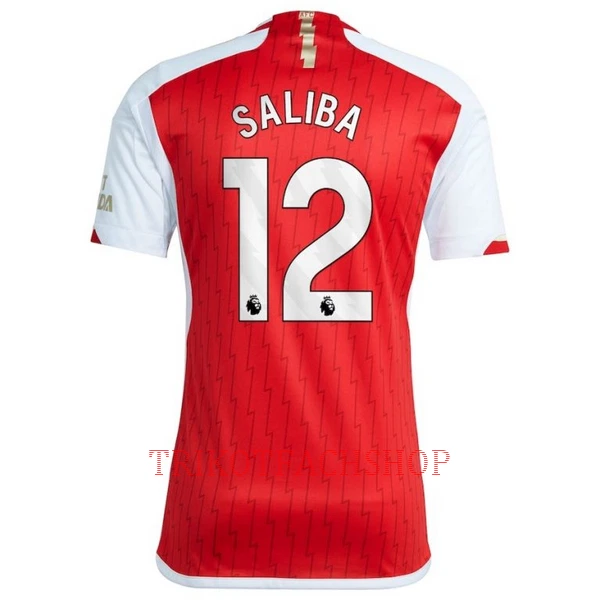 Arsenal Saliba 12 Heimtrikot 23/24 für Herren