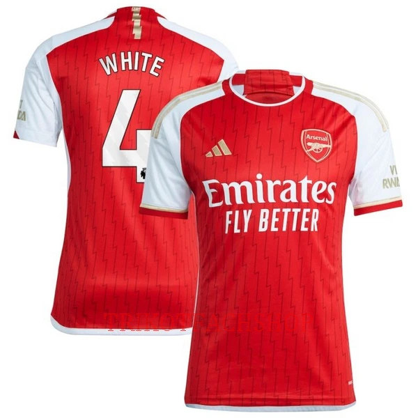 Arsenal White 4 Heimtrikot 23/24 für Herren