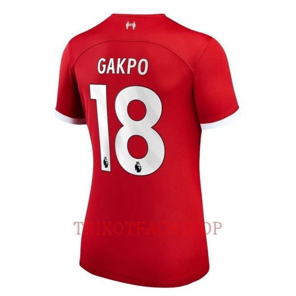 Liverpool Cody Gakpo 18 Heimtrikot 23/24 für Damen