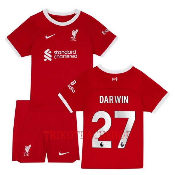 Liverpool Darwin Núñez 27 Heimtrikot 23/24 für Kinder