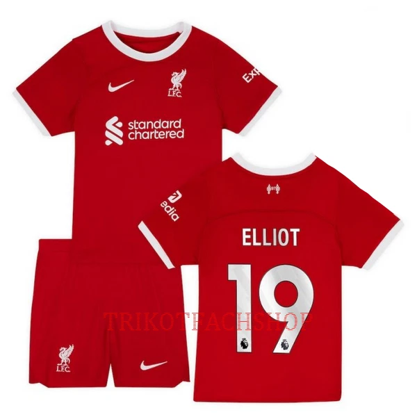 Liverpool Elliot 19 Heimtrikot 23/24 für Kinder