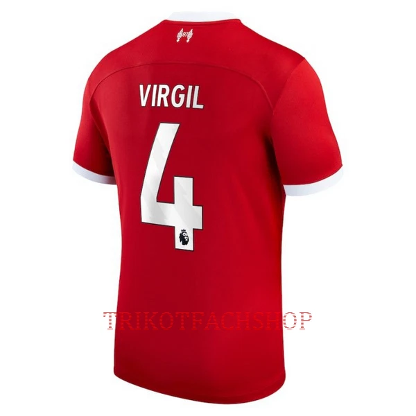 Liverpool Virgil van Dijk 4 Heimtrikot 23/24 für Herren