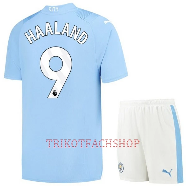 Manchester City Erling Haaland 9 Heimtrikot 23/24 für Kinder