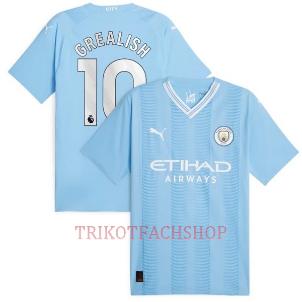 Manchester City Jack Grealish 10 Heimtrikot 23/24 für Herren