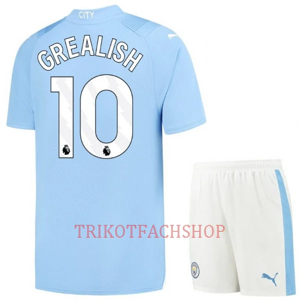 Manchester City Jack Grealish 10 Heimtrikot 23/24 für Kinder