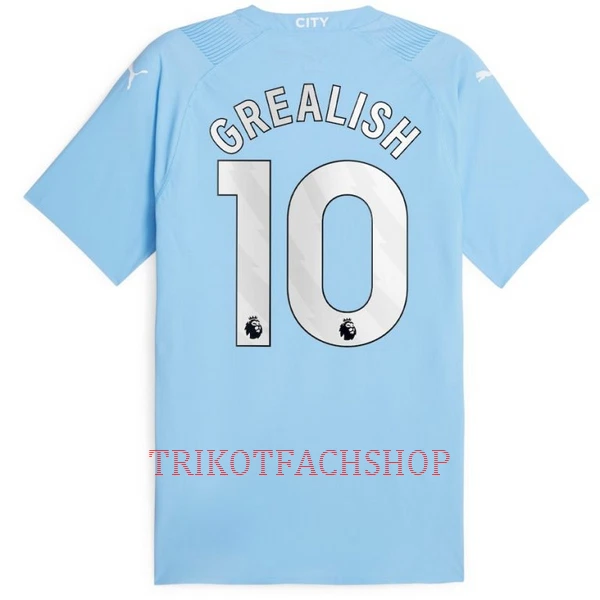 Manchester City Jack Grealish 10 Heimtrikot 23/24 für Kinder