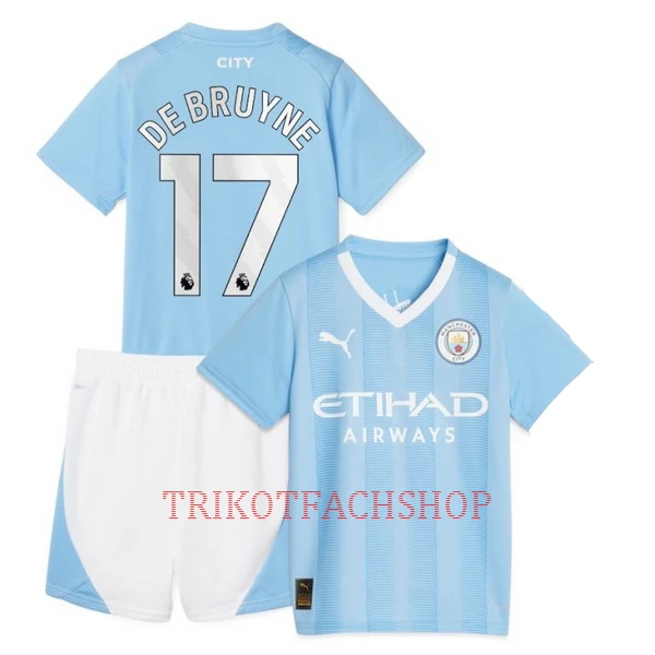 Manchester City Kevin De Bruyne 17 Heimtrikot 23/24 für Kinder