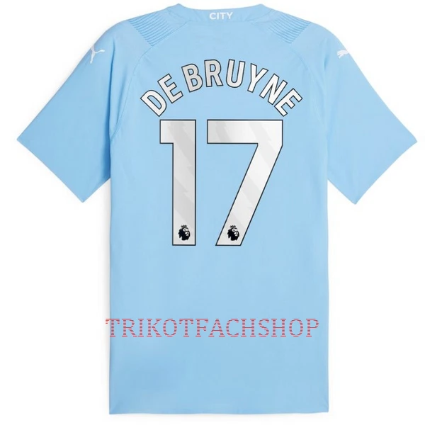 Manchester City Kevin De Bruyne 17 Heimtrikot 23/24 für Kinder