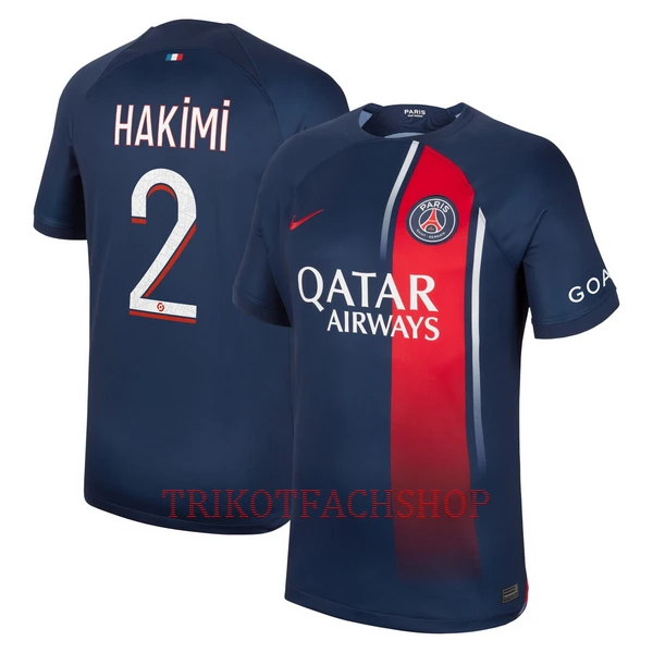 Paris Saint-Germain Achraf Hakimi 2 Heimtrikot 23/24 für Herren