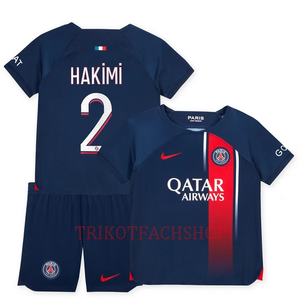 Paris Saint-Germain Achraf Hakimi 2 Heimtrikot 23/24 für Kinder