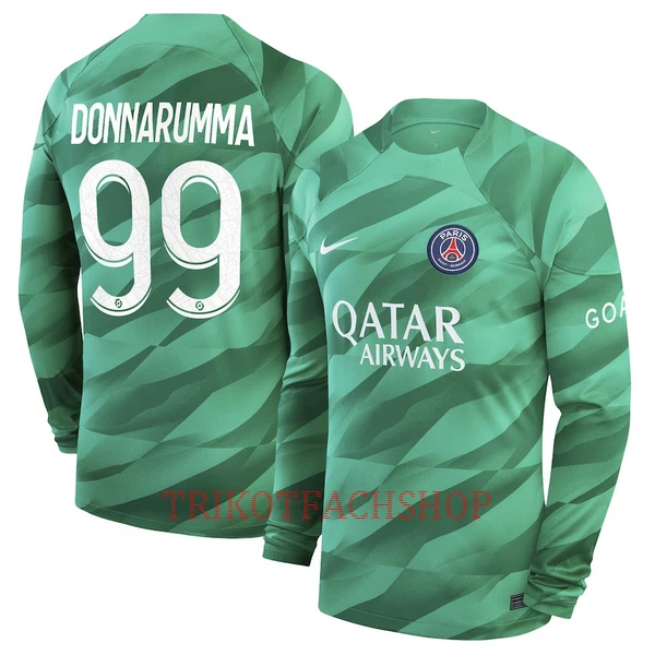 Paris Saint-Germain Gianluigi Donnarumma 99 Torwart Heimtrikot 23/24 Langarm für Herren