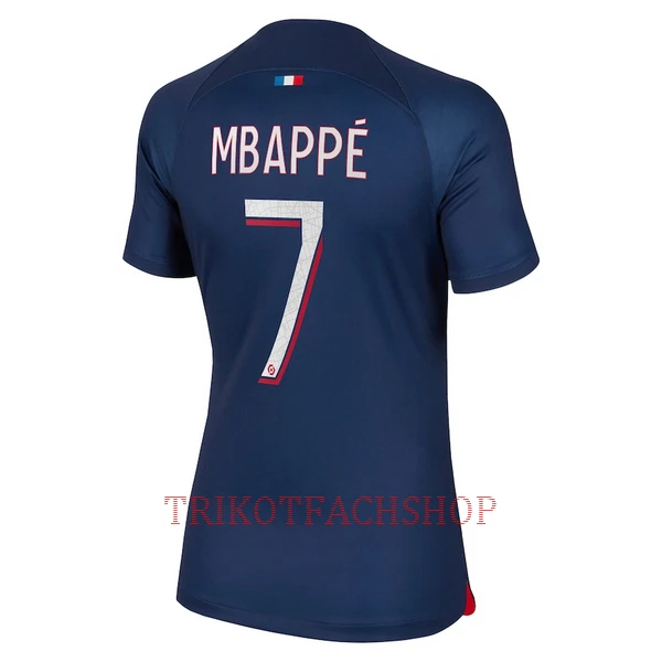 Paris Saint-Germain Kylian Mbappé 7 Heimtrikot 23/24 für Damen