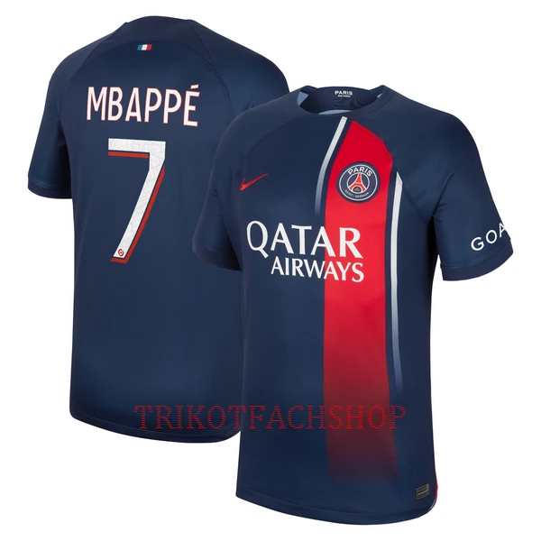 Paris Saint-Germain Kylian Mbappé 7 Heimtrikot 23/24 für Herren