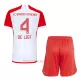 FC Bayern München Matthijs de Ligt 4 Heimtrikot 23/24 für Kinder