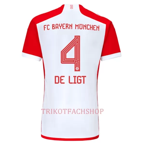 FC Bayern München Matthijs de Ligt 4 Heimtrikot 23/24 für Kinder