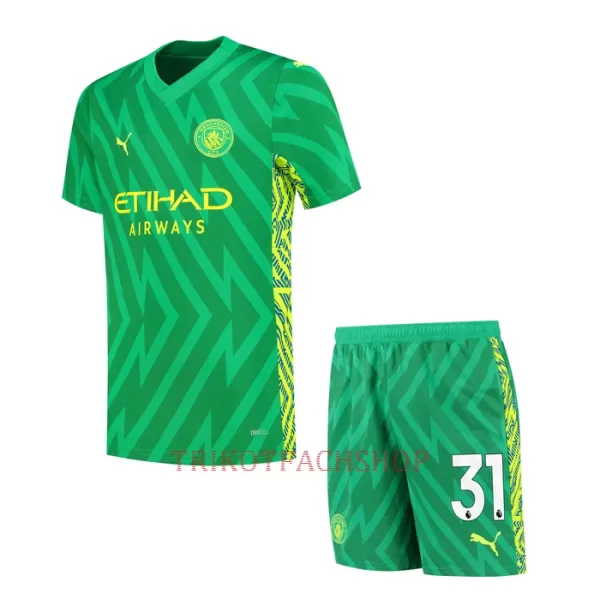 Manchester City Ederson Moraes Torwart Heimtrikot 23/24 für Kinder