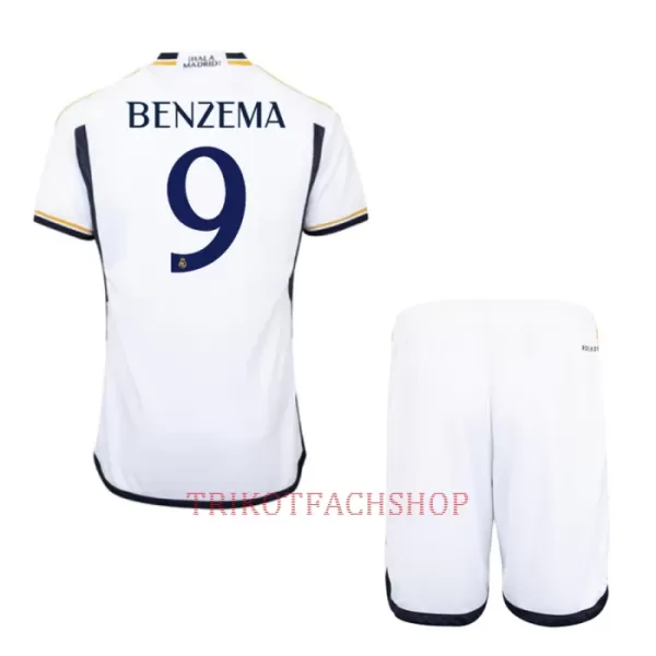 Real Madrid Karim Benzema 9 Heimtrikot 23/24 für Kinder