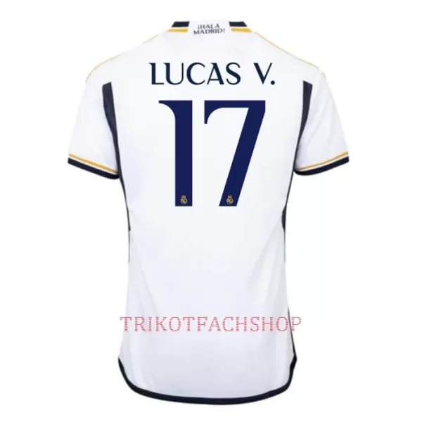 Real Madrid Lucas V. 17 Heimtrikot 23/24 für Herren