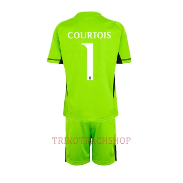 Real Madrid Thibaut Courtois 1 Torwart Heimtrikot 23/24 für Kinder