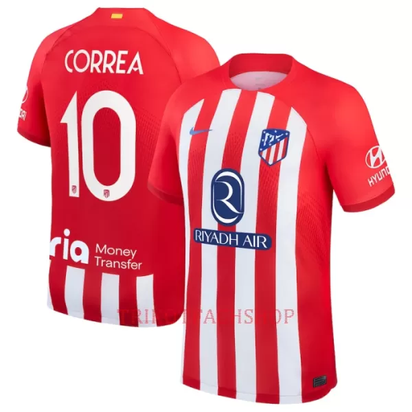 Atlético Madrid Correa 10 Heimtrikot 23/24 für Herren