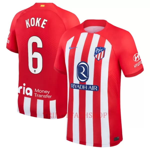 Atlético Madrid Koke 6 Heimtrikot 23/24 für Herren