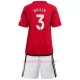 Manchester United Bailly 3 Heimtrikot 23/24 für Kinder