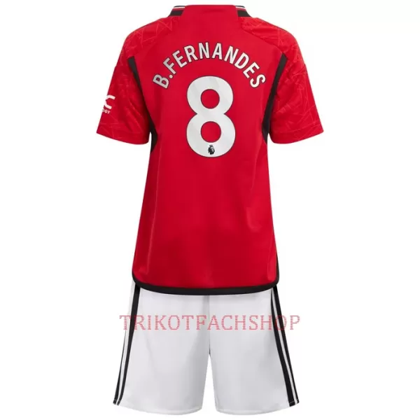 Manchester United Bruno Fernandes 8 Heimtrikot 23/24 für Kinder