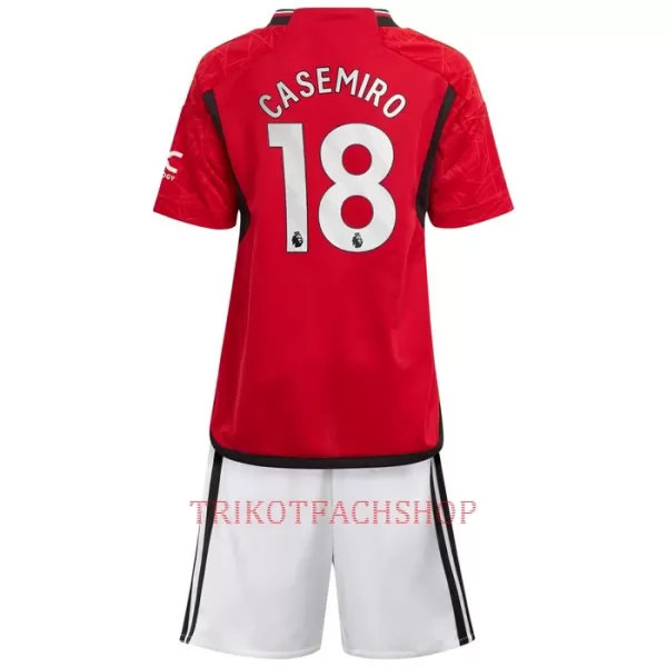 Manchester United Casemiro 18 Heimtrikot 23/24 für Kinder